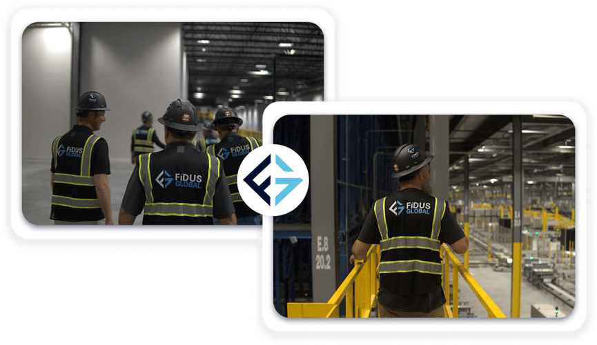 Fidus engineer consulting with client team onsite Fidus engineer consulting with client team onsite