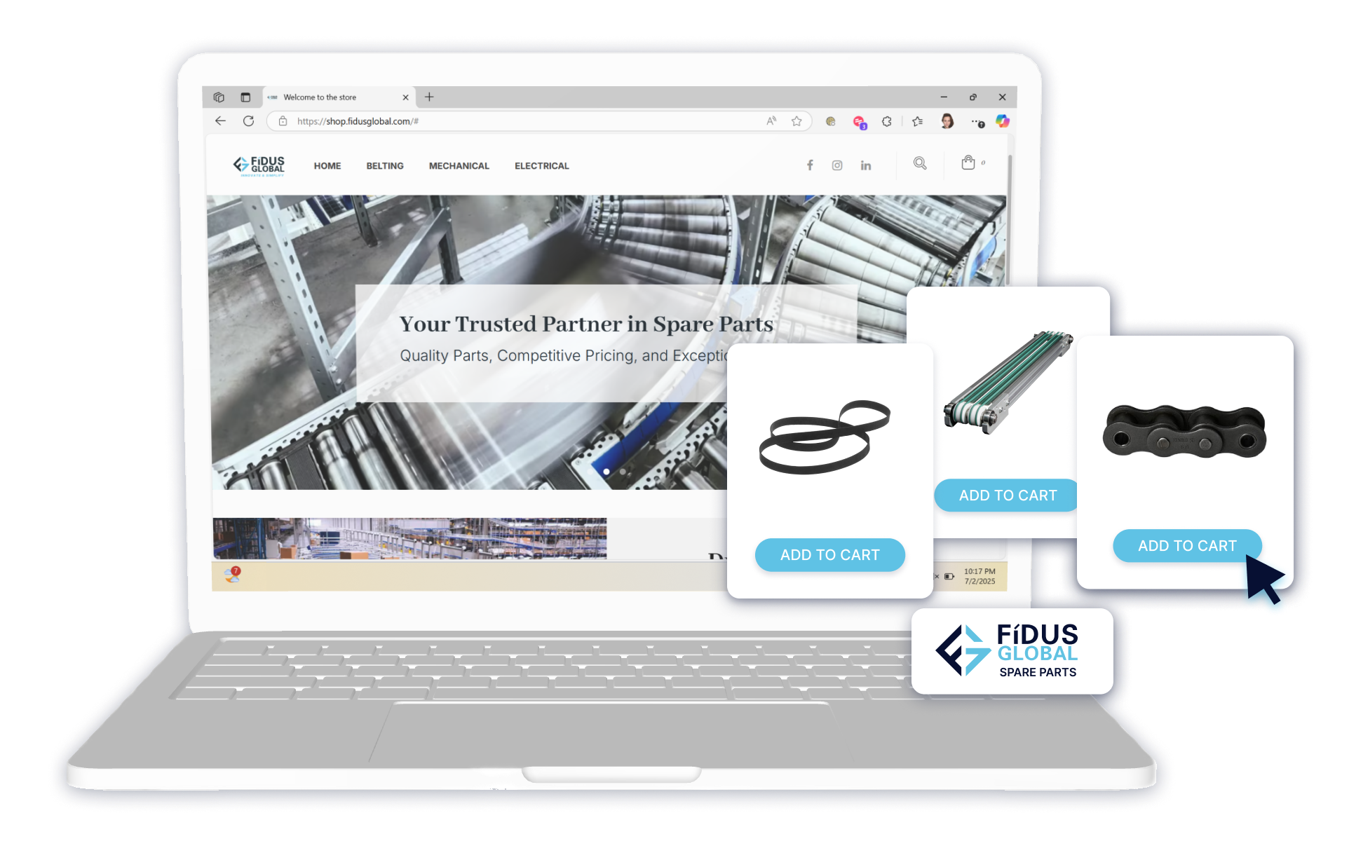 Fidus Spare Parts Website Fidus Spare Parts Website