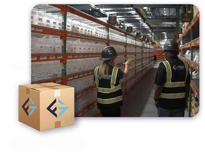 Timely warehouse part delivery by Fidus team member Timely warehouse part delivery by Fidus team member