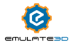 emulate 3d logo